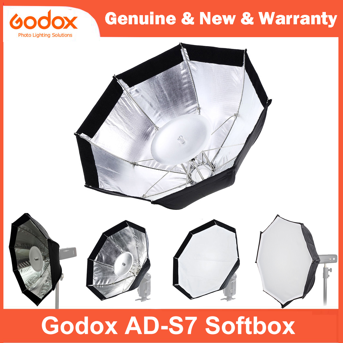 Photography Lighting Godox - Godox AD-S7 Multifunctional Softbox Octagonal Umbrella