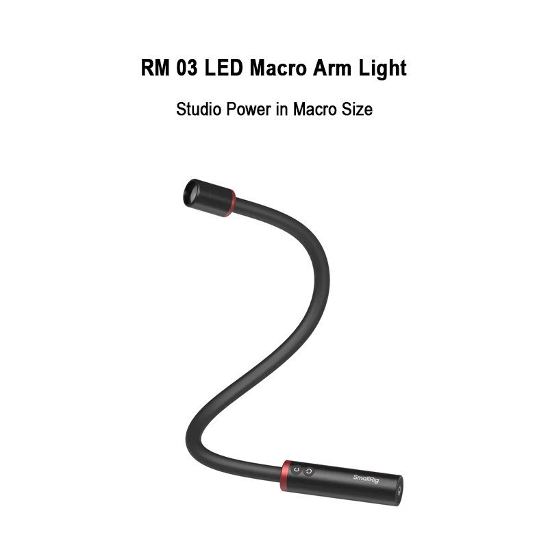 Photography Lighting For Jewelry - SmallRig RM-03 Macro Photography LED Light