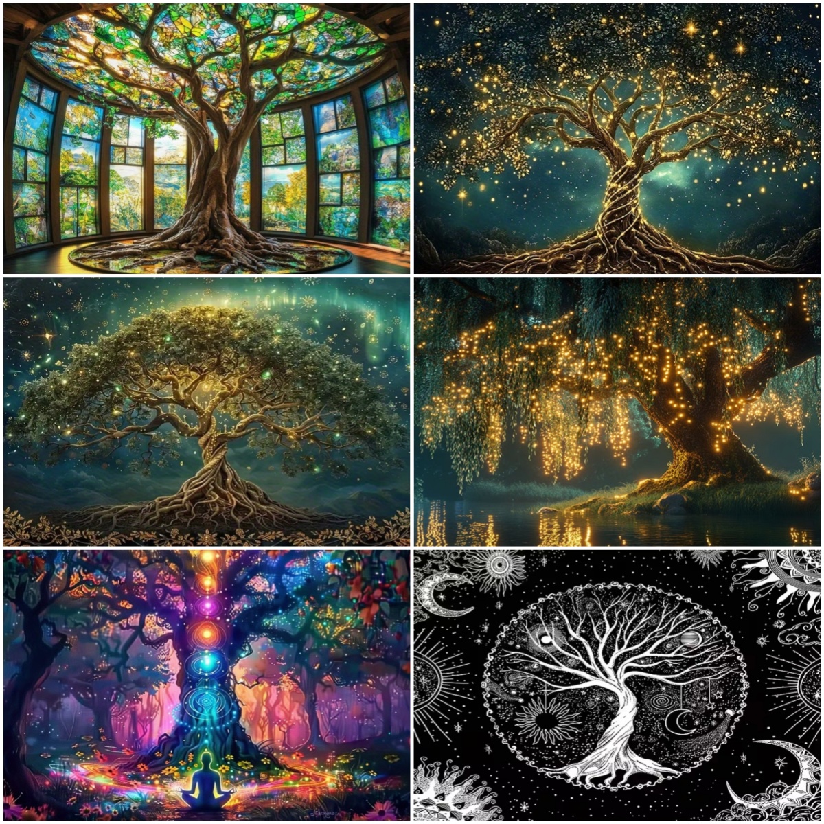 Photography Lighting Background - Enchanted Forest Life Tree Photography Background