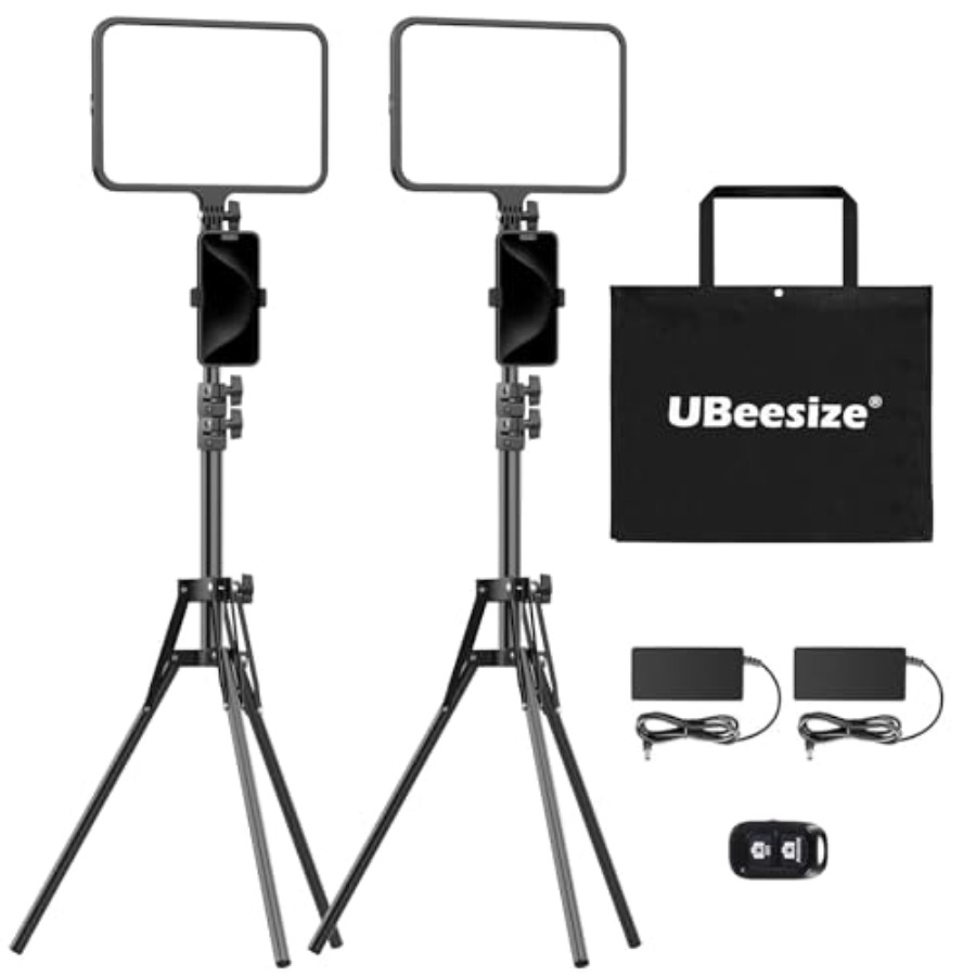 Photography Video Lighting Kit - 2 Pack LED Video Light Kit,