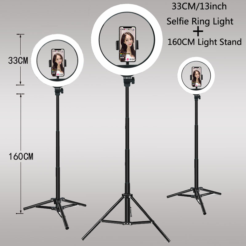Photography Video Lighting Kit - 26 33CM Video Lights Dimmable Light