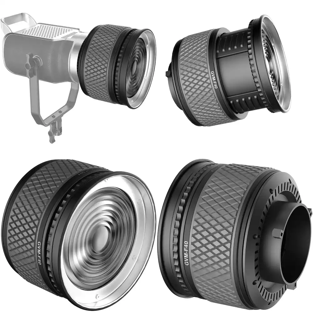 GVM Official F40 Fresnel Lens  - Photography Lighting Design 리뷰 및 가격