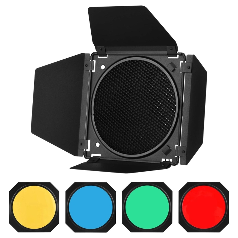 Barn Door+Honeycomb Grids + 4  - Honeycomb Grid Filter 리뷰 및 가격