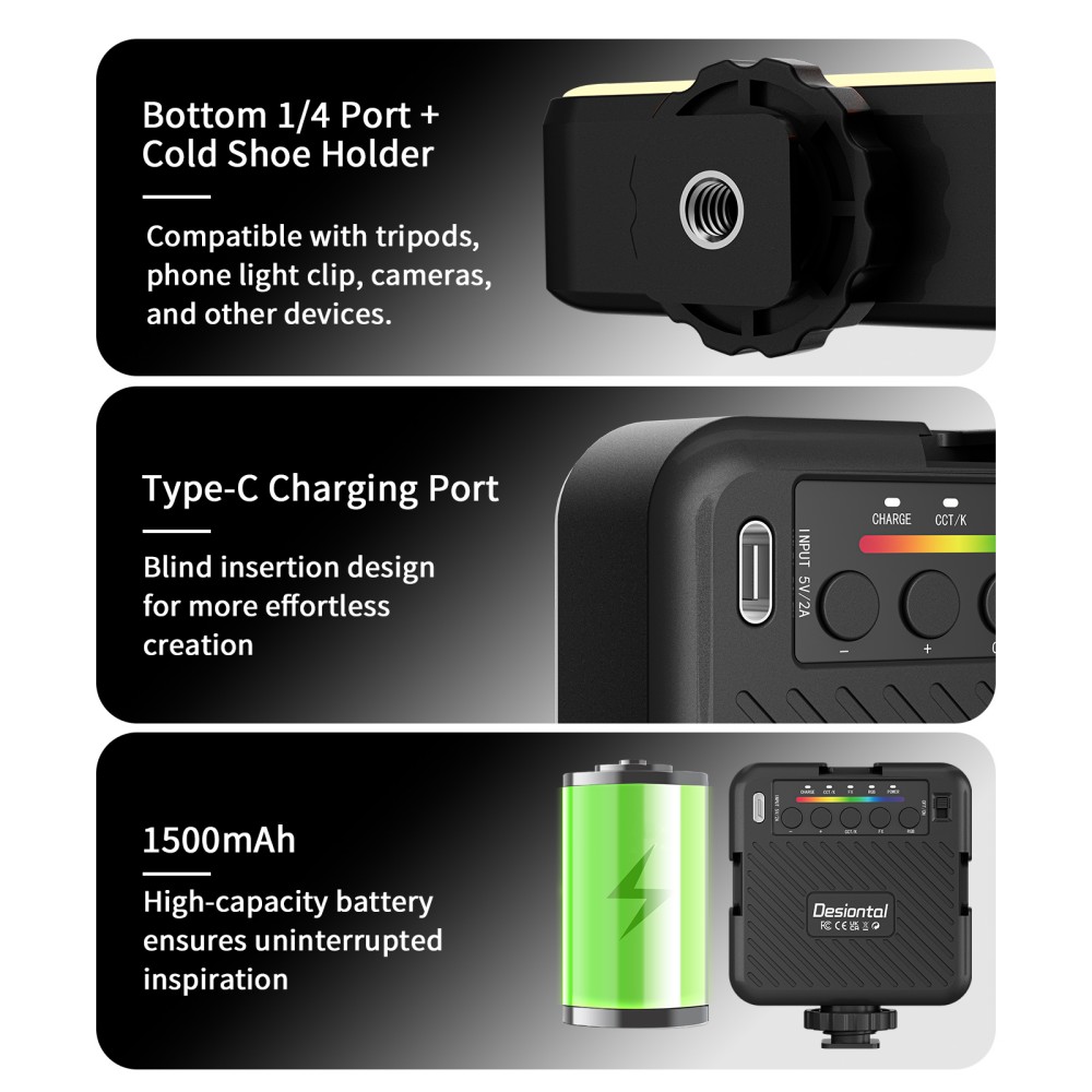 Mini Pocket Full Colour RGB Fi - Photography Lighting Brand 리뷰 및 가격