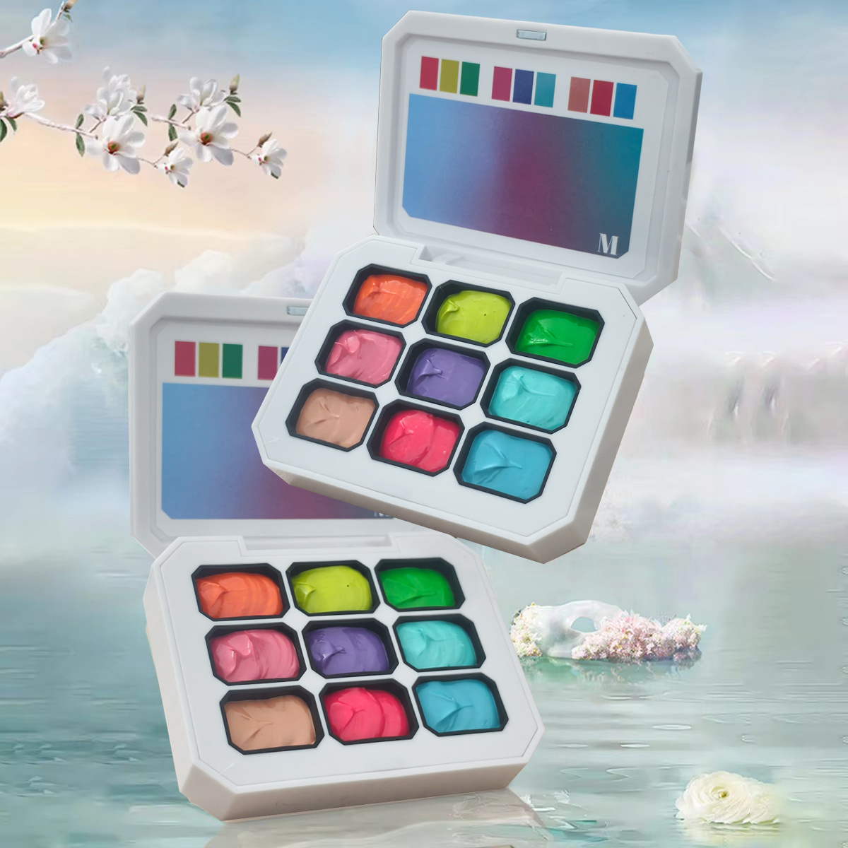 1pc 9-color solid nail polish  - Photography Lighting Gels 리뷰 및 가격