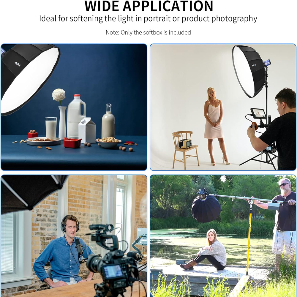 Selens Quick-Setup Parabolic S - Photography Studio Lighting Set Up 리뷰 및 가격