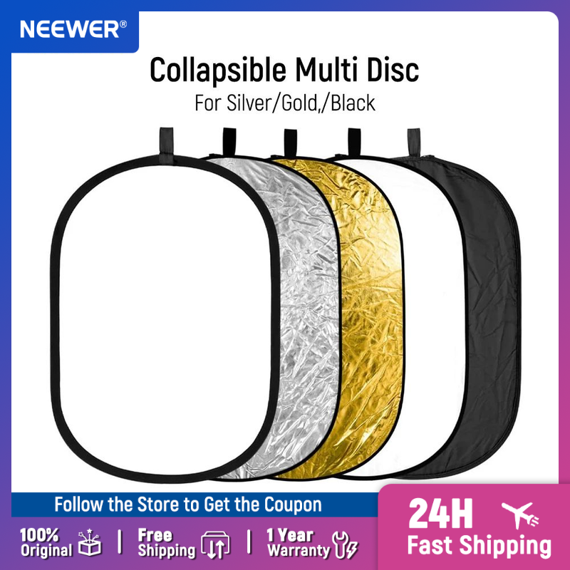 NEEWER Light Reflectors for Ph - Reflector Disc Silver 리뷰 및 가격
