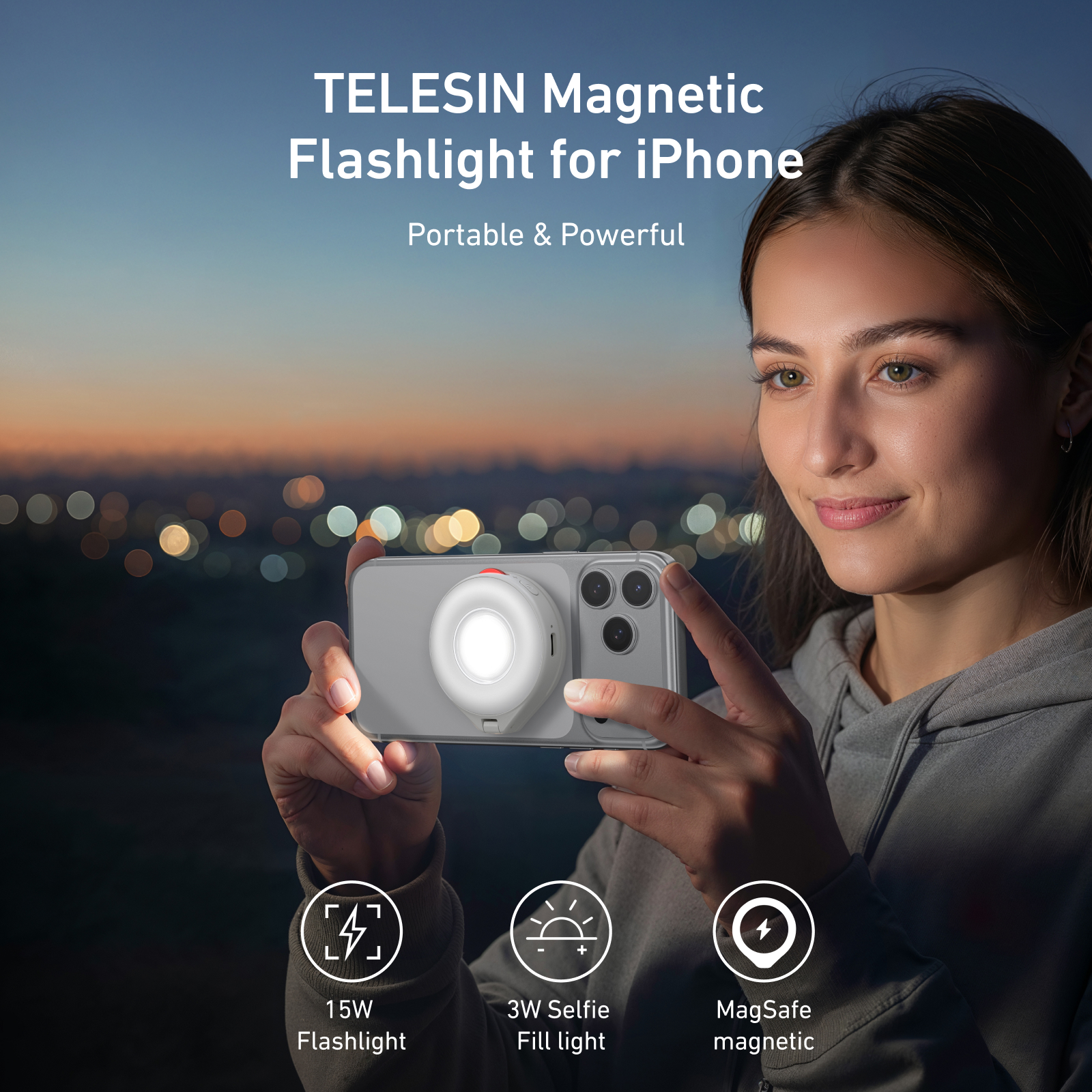 TELESIN Magnetic Flash light S - Photography Lighting Brand 리뷰 및 가격