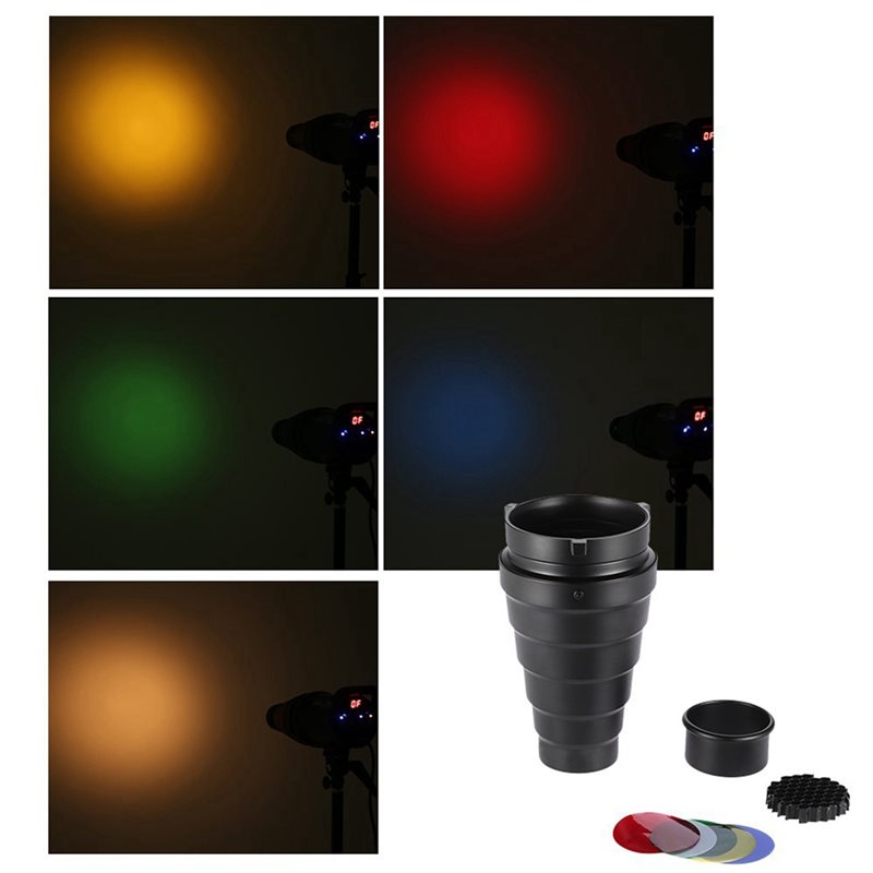 N75R-3X Conical Snoot With Hon - Honeycomb Grid Filter 리뷰 및 가격