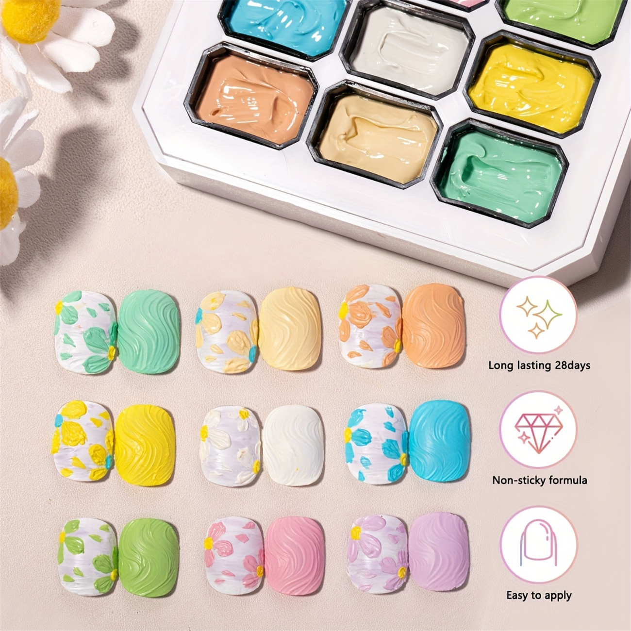 1pc 9-color Makaron solid nail - Photography Lighting Gels 리뷰 및 가격