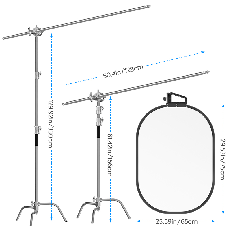 25*29in Light Reflector Stand  - Reflector Disc Silver 리뷰 및 가격