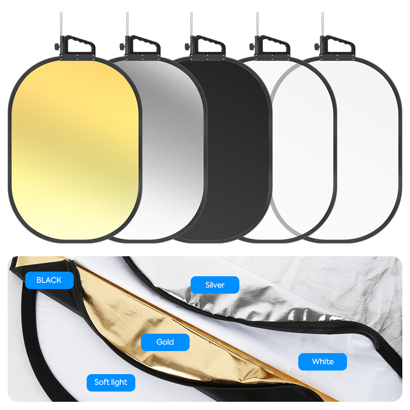 25*29in Light Reflector Stand  - Reflector Disc Silver 리뷰 및 가격