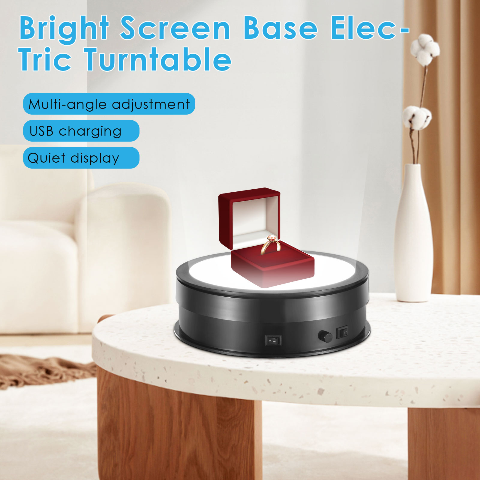 20 CM Lighting Base 360 Degree - Photography Lighting For Jewelry 리뷰 및 가격