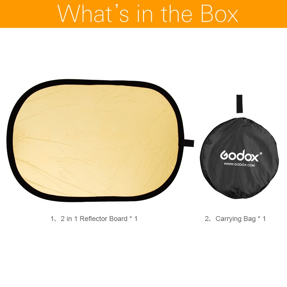 Godox 2in1 150x200cm Gold and  - Reflector Disc Silver 리뷰 및 가격