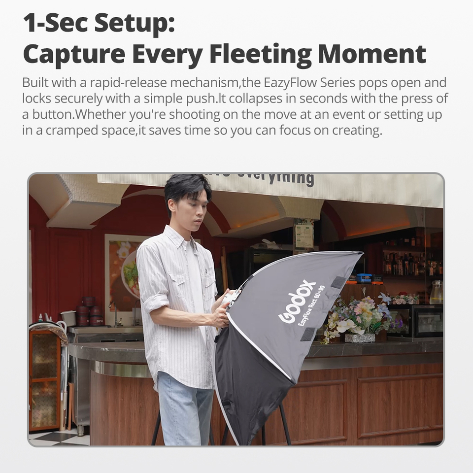 Godox EazyFlow Foldable Softbo - Photography Studio Lighting Set Up 리뷰 및 가격
