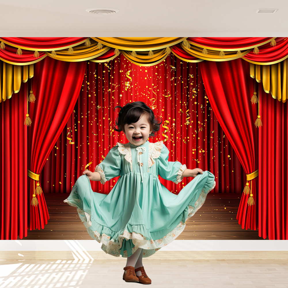 Red Theater Curtain Party Back - Photography Lighting Background 리뷰 및 가격