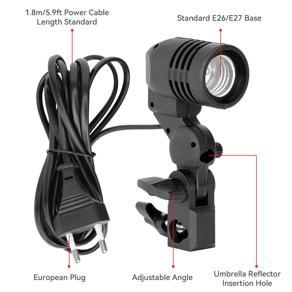 Single Head Bulb Holder E27 So - Photography Video Lighting Kit 리뷰 및 가격