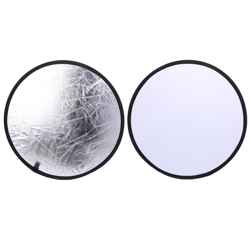 2 in 1 55-60cm Light Mulit Col - Reflector Disc Silver 리뷰 및 가격