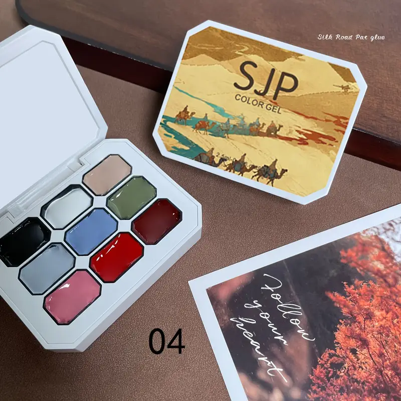 9 Colors Solid Nail Polish Pal - Photography Lighting Gels 리뷰 및 가격