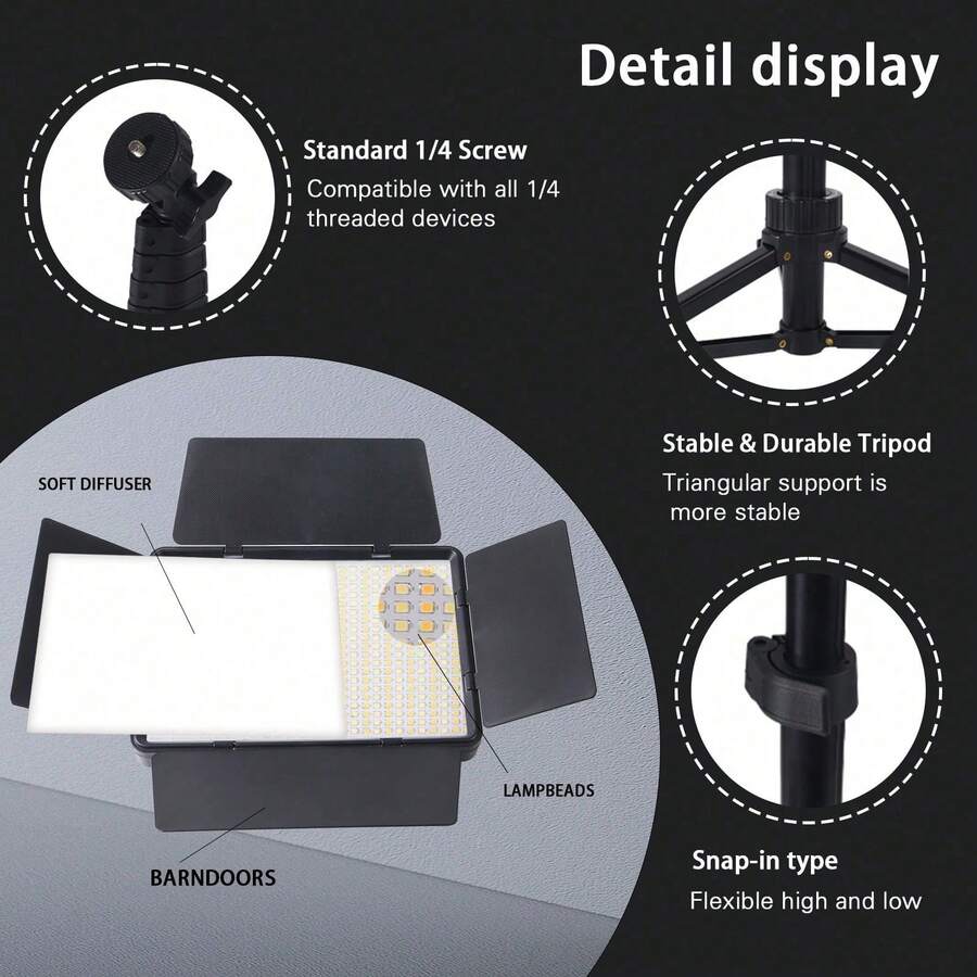 Adjustable Bi-Color LED Panel  - Photography Of Lighting 리뷰 및 가격