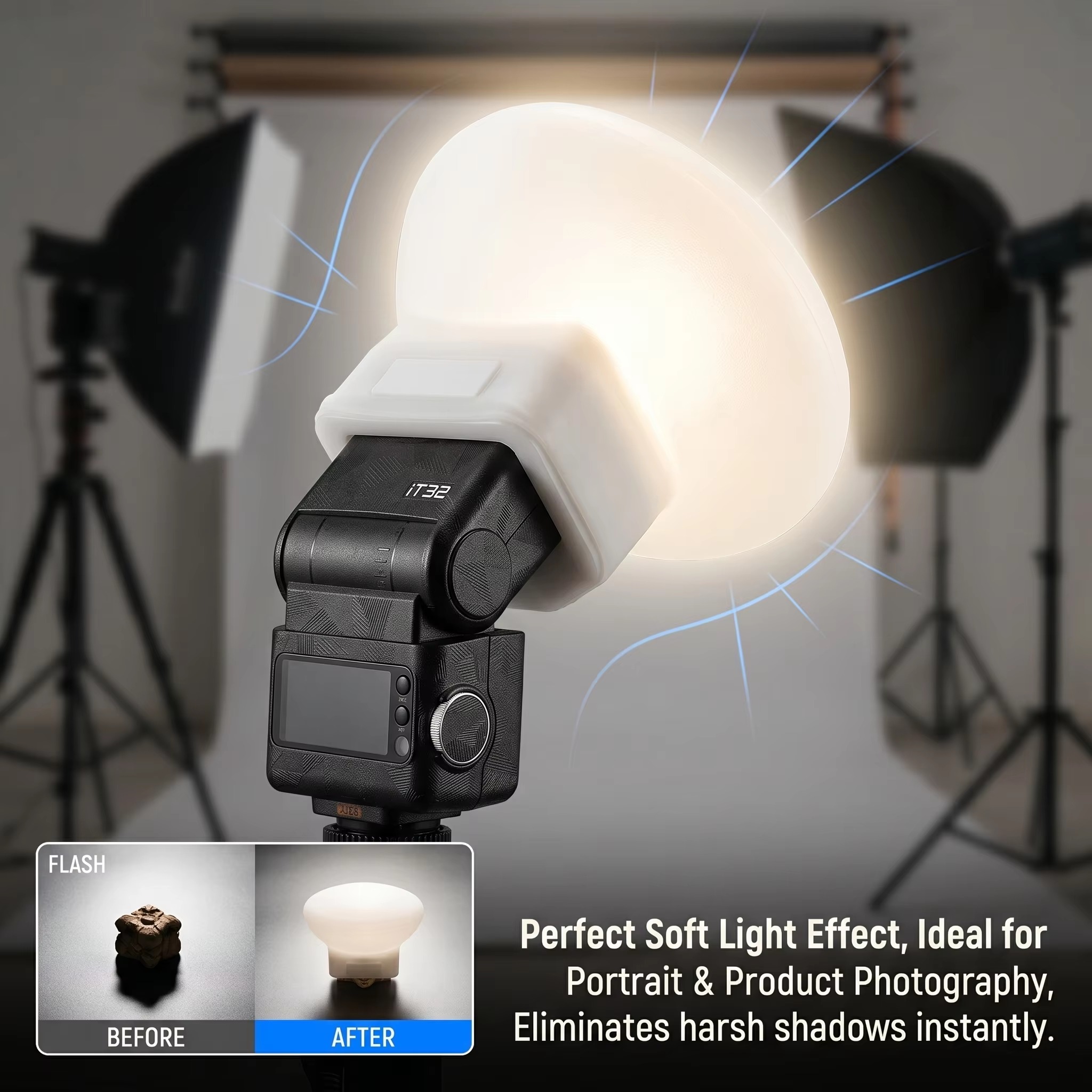 Silicone Flash Diffuser Cover  - Photography Lighting Godox 리뷰 및 가격