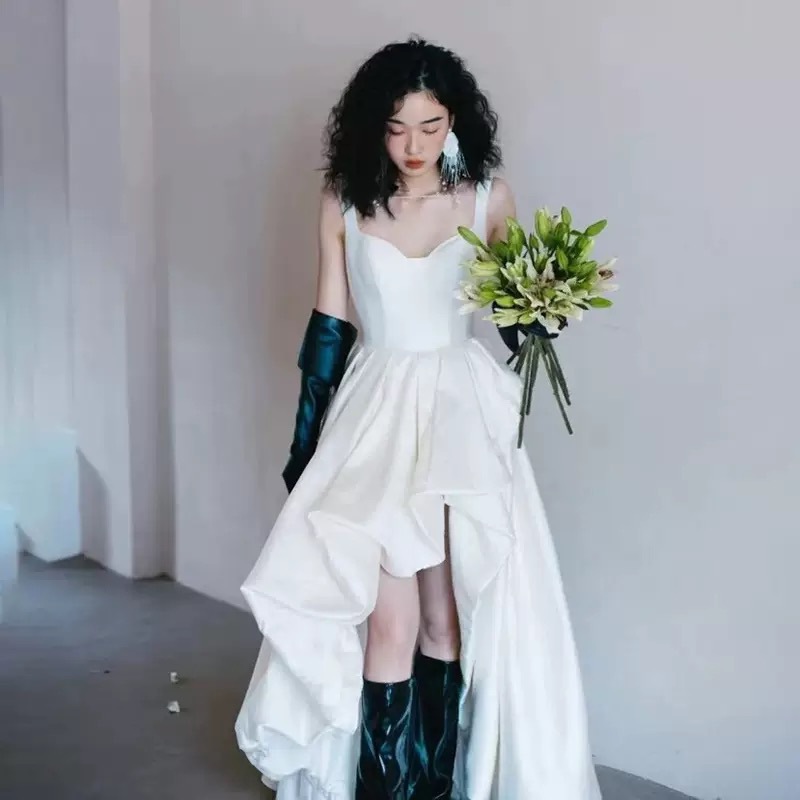Strap Short Skirt Wedding Dres - Photography Natural Lighting Basics 리뷰 및 가격