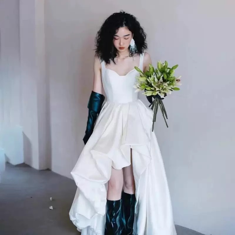 Strap Short Skirt Wedding Dres - Photography Natural Lighting Basics 리뷰 및 가격