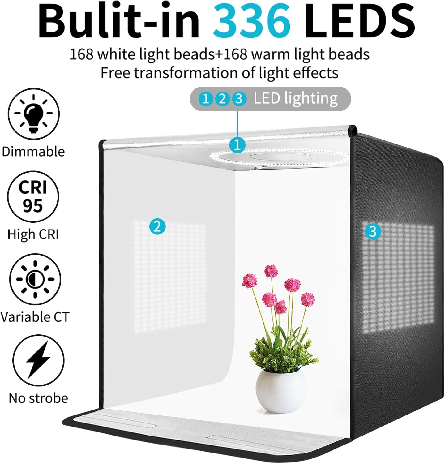 24x24 Inch Photo Studio Light  - Photography Lighting For Jewelry 리뷰 및 가격