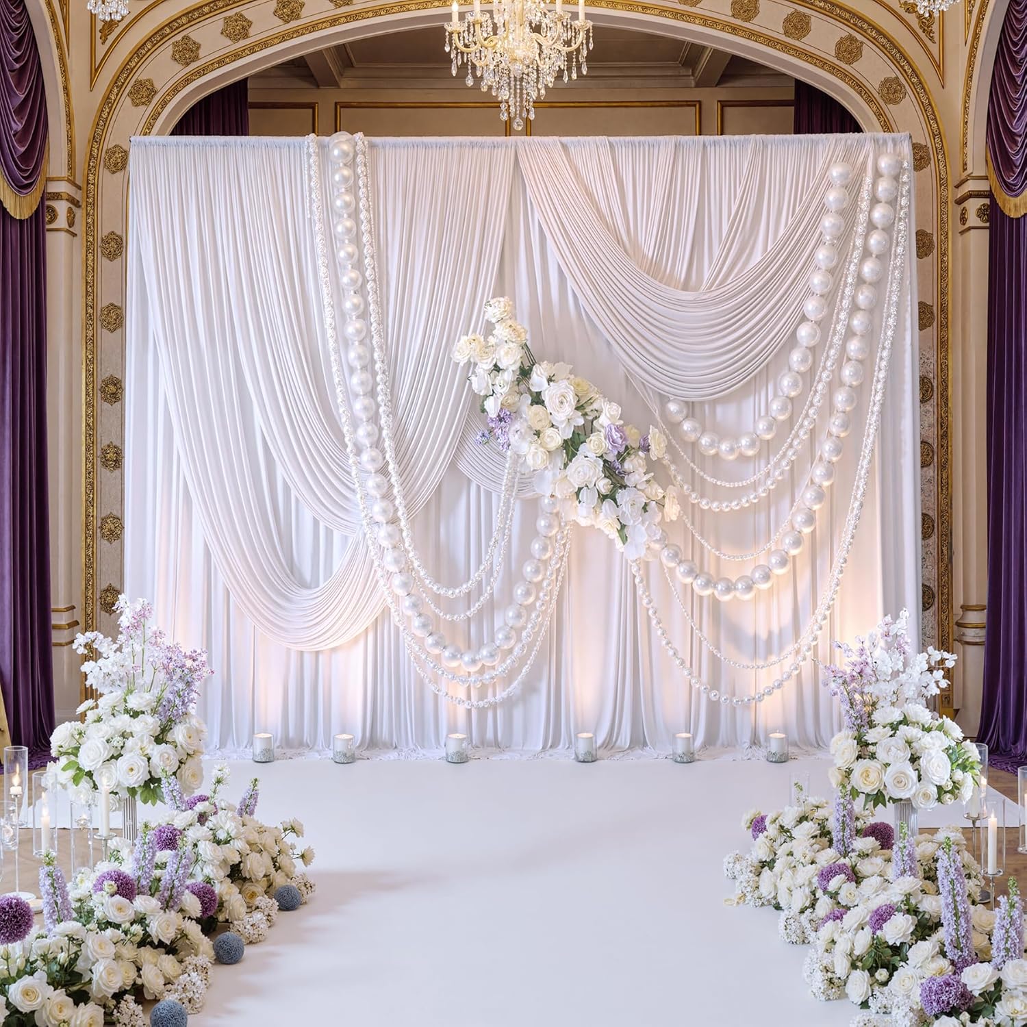White Backdrop Curtains 10x10  - Photography Of Lighting 리뷰 및 가격