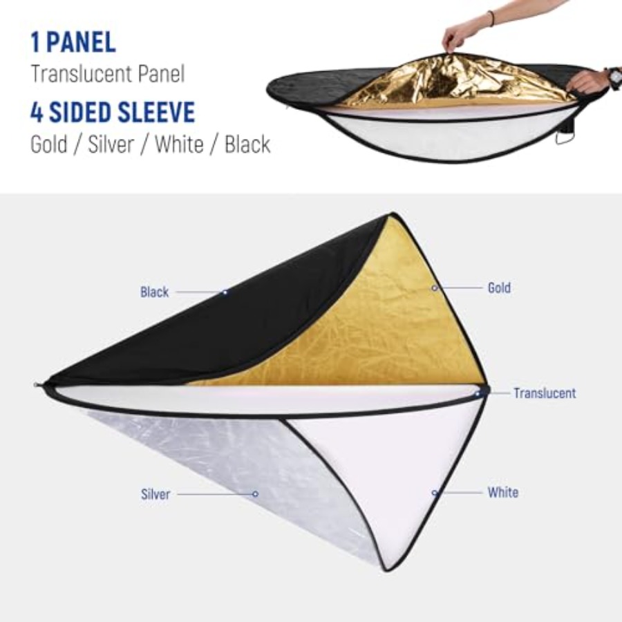 51 Inch/130 Centimeter Light R - Reflector Disc Silver 리뷰 및 가격