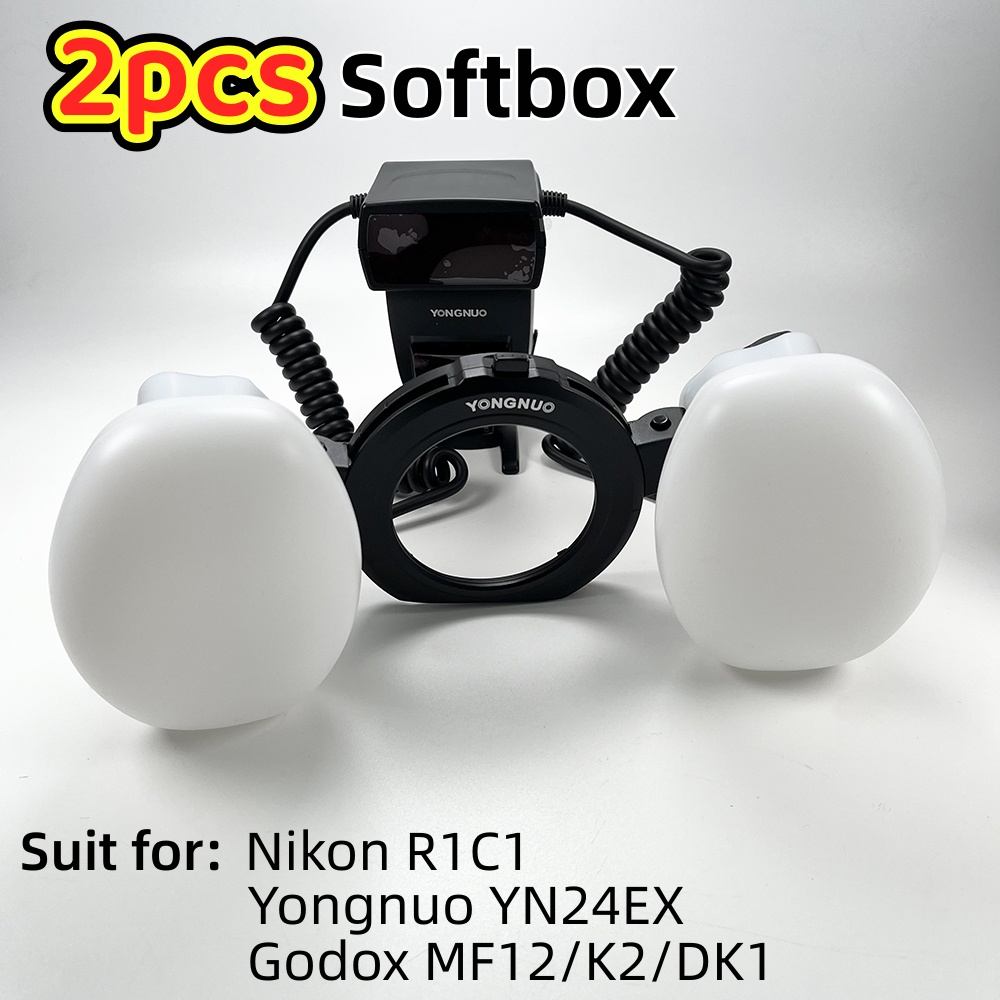 2pcs Softbox Dual Head Flash L - Photography Lighting Godox 리뷰 및 가격