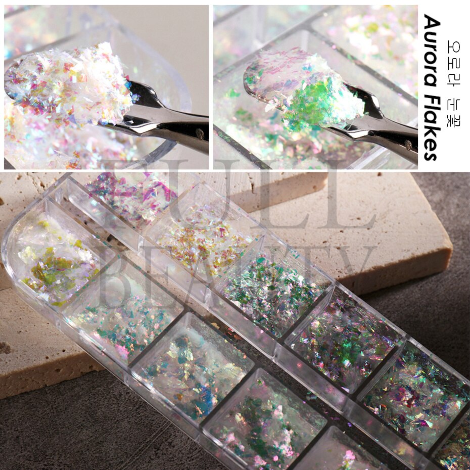 12 Grids Iridescent Nail Auror - Photography Lighting Grid 리뷰 및 가격