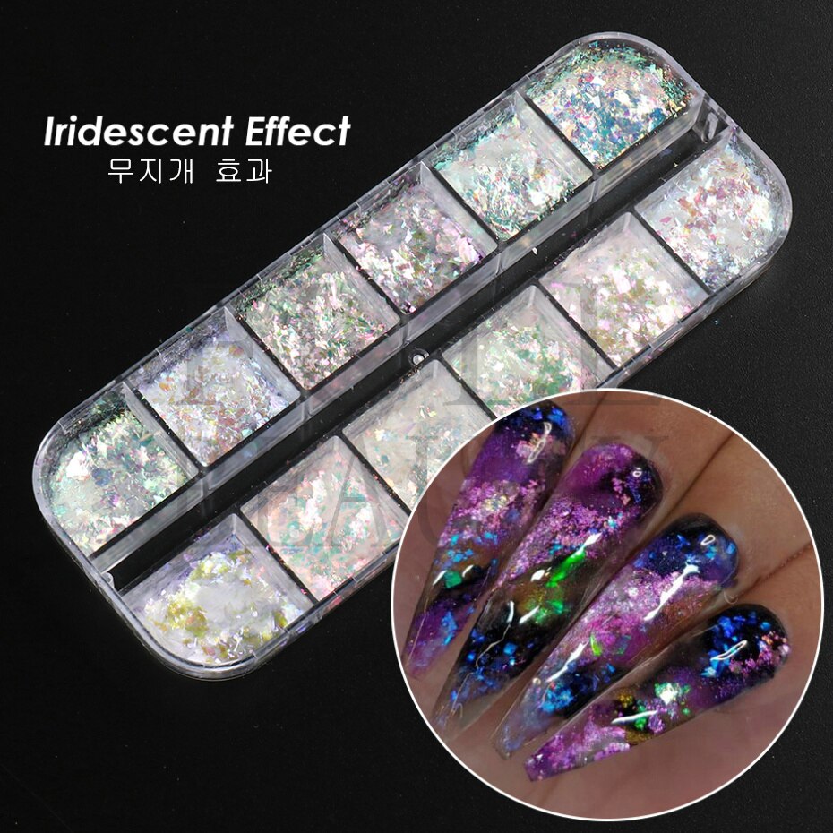 12 Grids Iridescent Nail Auror - Photography Lighting Grid 리뷰 및 가격