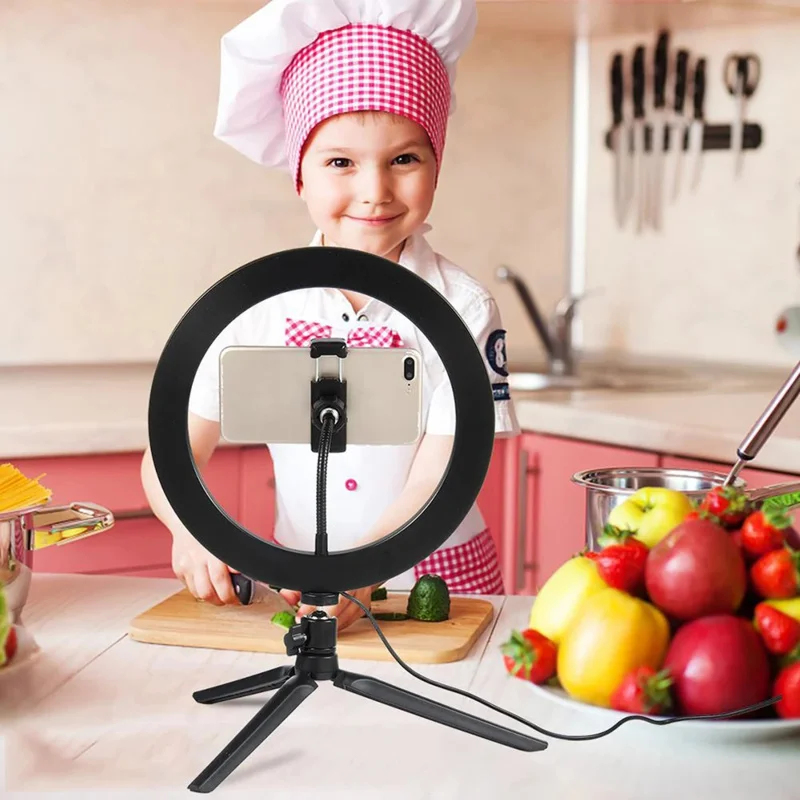 Dimmable26cm LED Ring Light Ki - Photography Video Lighting Kit 리뷰 및 가격