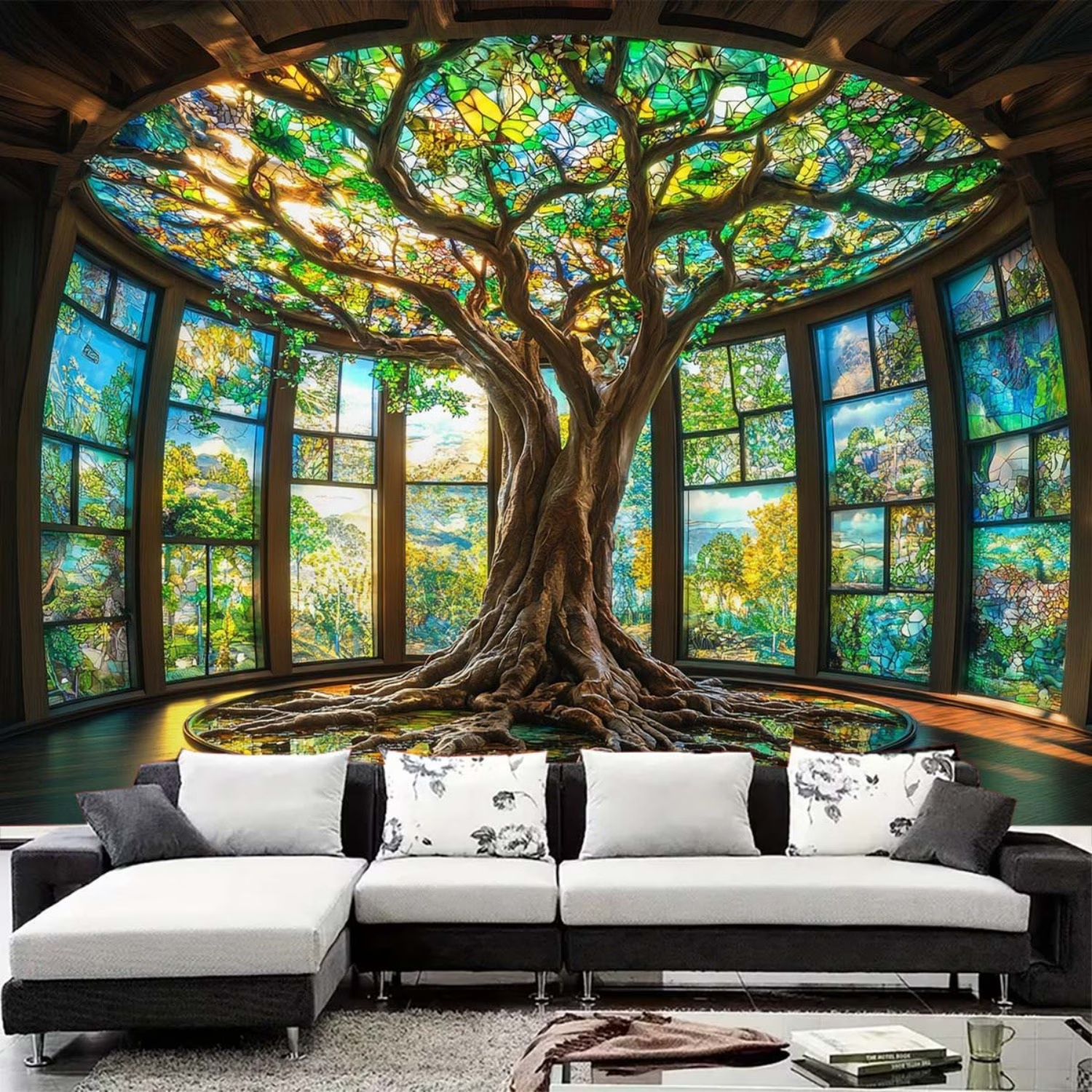 Enchanted Forest Life Tree Pho - Photography Lighting Background 리뷰 및 가격
