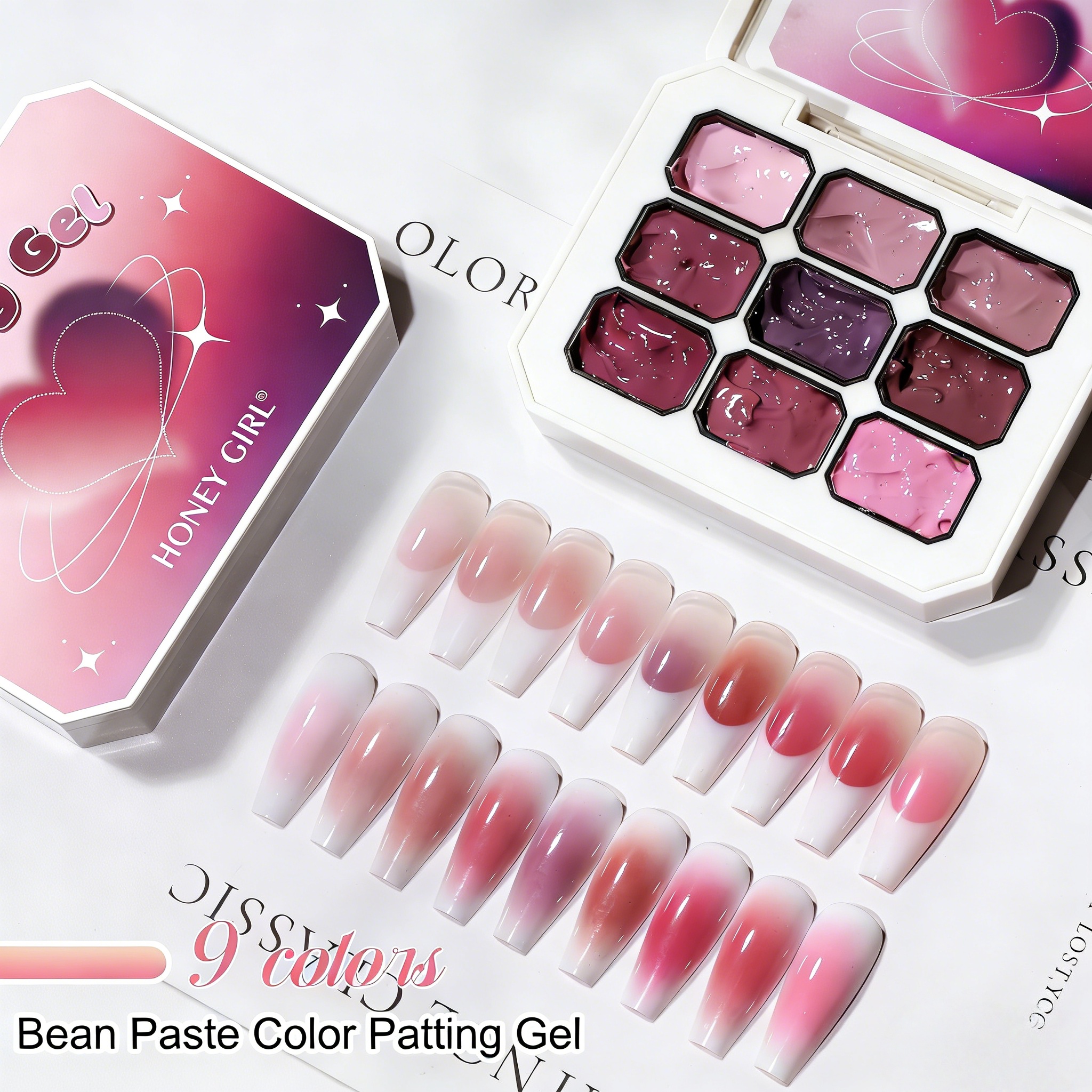 1pc 9 Colors Pink Patting gel  - Photography Lighting Gels 리뷰 및 가격