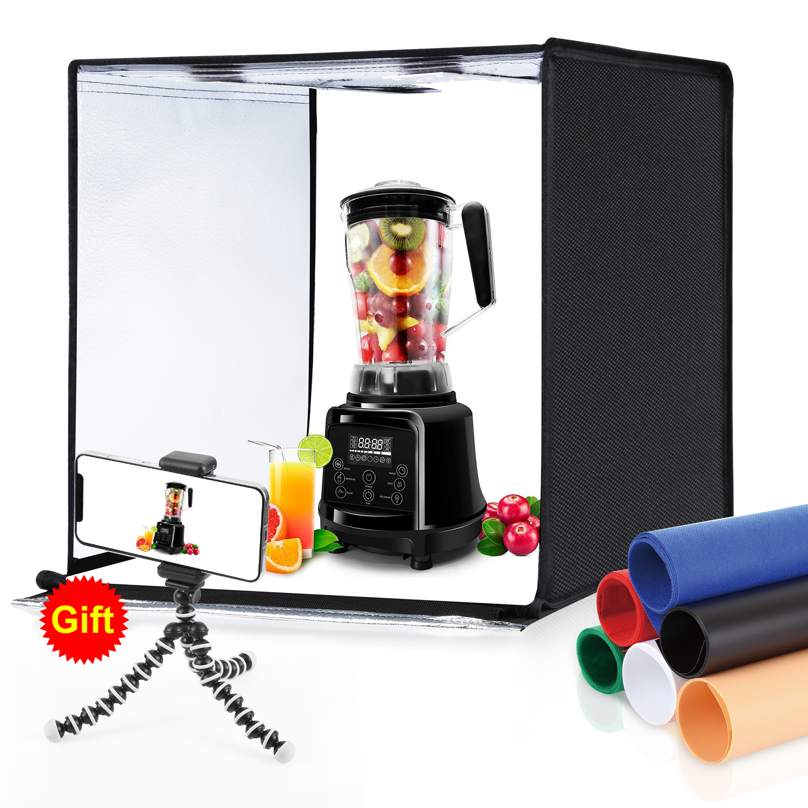 PULUZ 60cm Photo Studio Light  - Photography Lighting Background 리뷰 및 가격