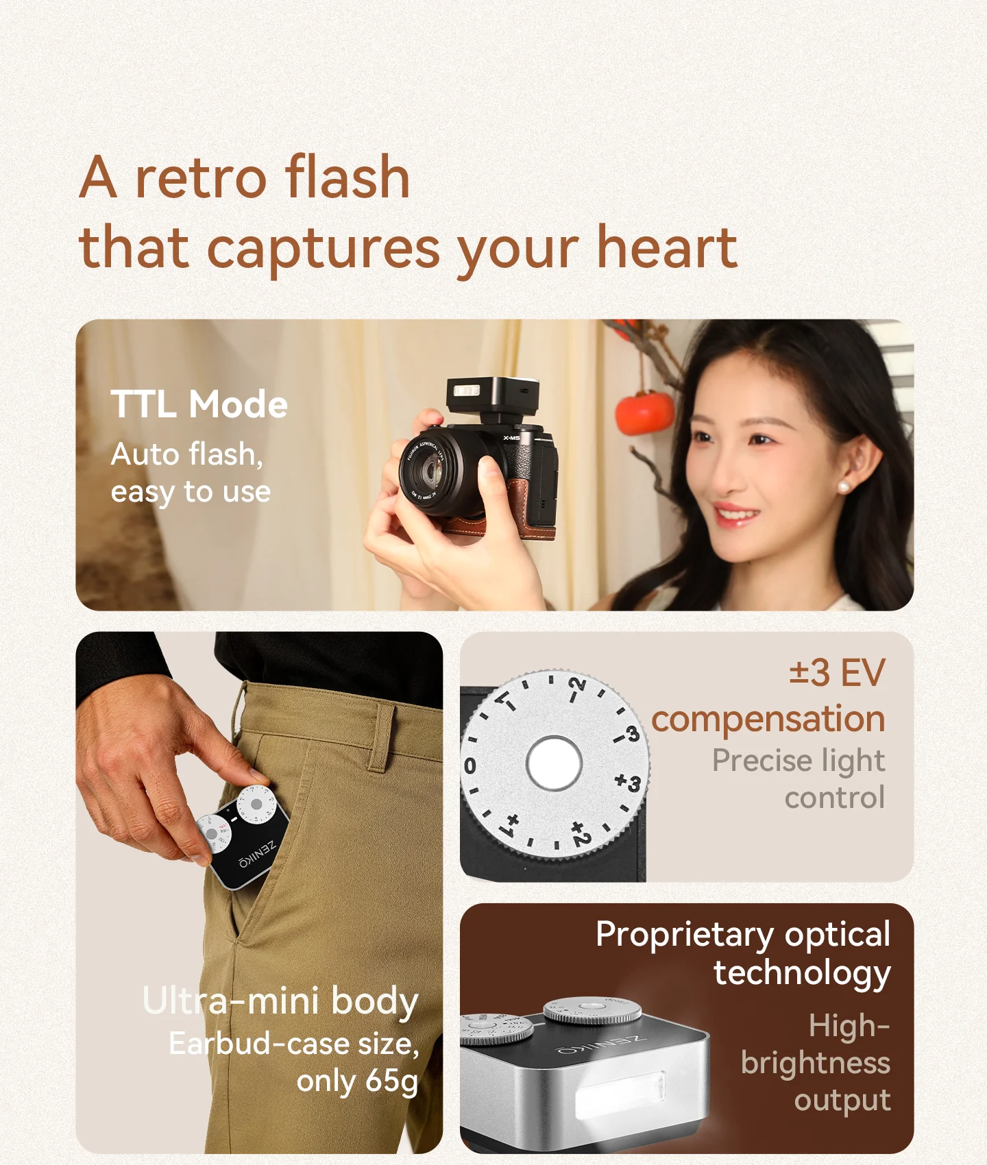 ZENIKO ZT12 Compact Retro TTL  - Photography Lighting Brand 리뷰 및 가격