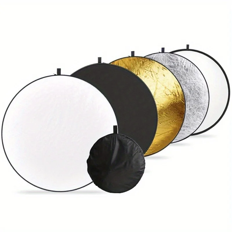 1pc Portable five in one refle - Reflector Disc Silver 리뷰 및 가격