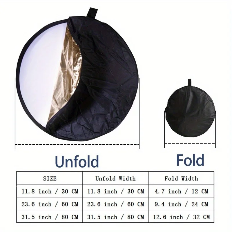 1pc Portable five in one refle - Reflector Disc Silver 리뷰 및 가격