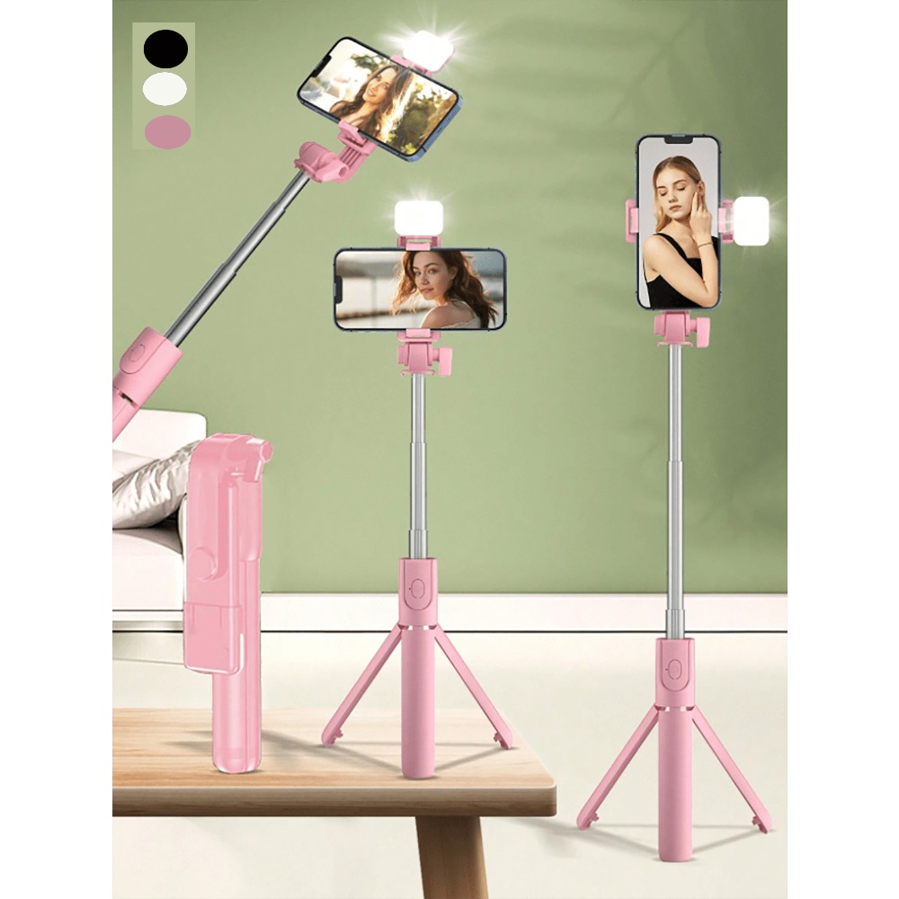 1pc Portable Selfie Stick With - Photography Of Lighting 리뷰 및 가격
