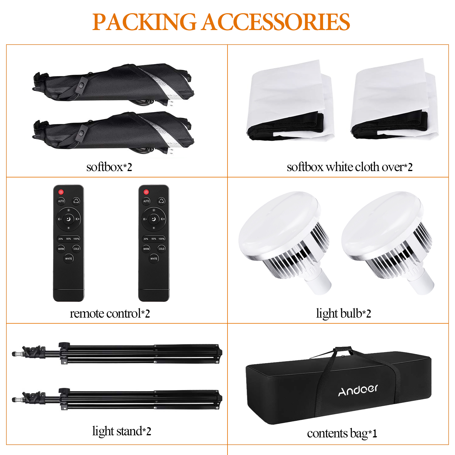Andoer Softbox Lighting Set St - Photography Video Lighting Kit 리뷰 및 가격