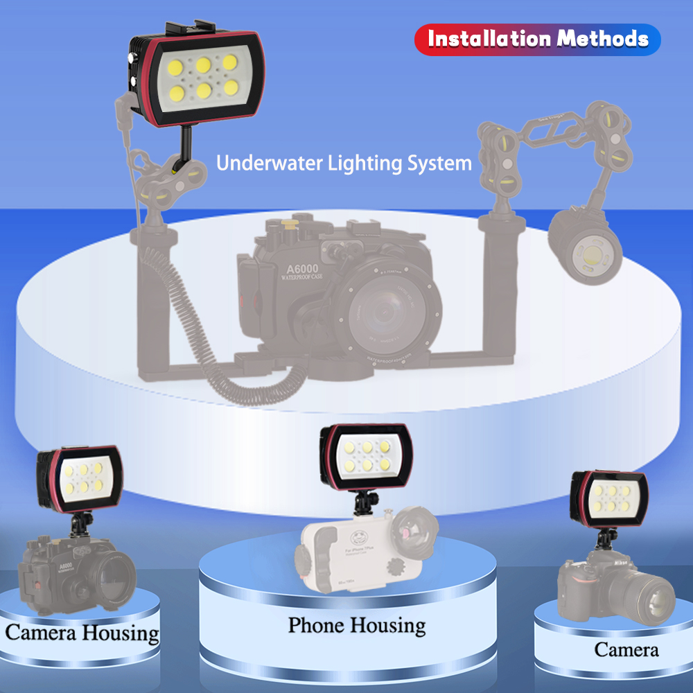 Seafrogs Aluminum LED Diving L - Photography Lighting Brand 리뷰 및 가격