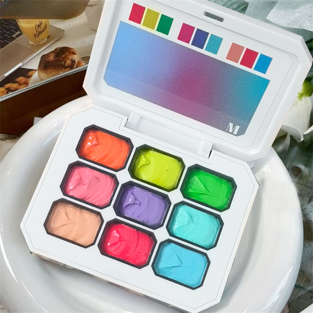 1pc 9-color solid nail polish  - Photography Lighting Gels 리뷰 및 가격