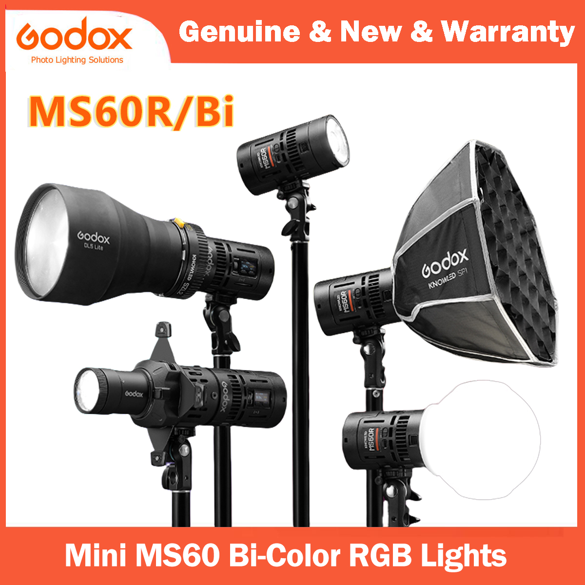 Godox MS60R RGB MS60Bi Bi-Colo - Photography Lighting Godox 리뷰 및 가격
