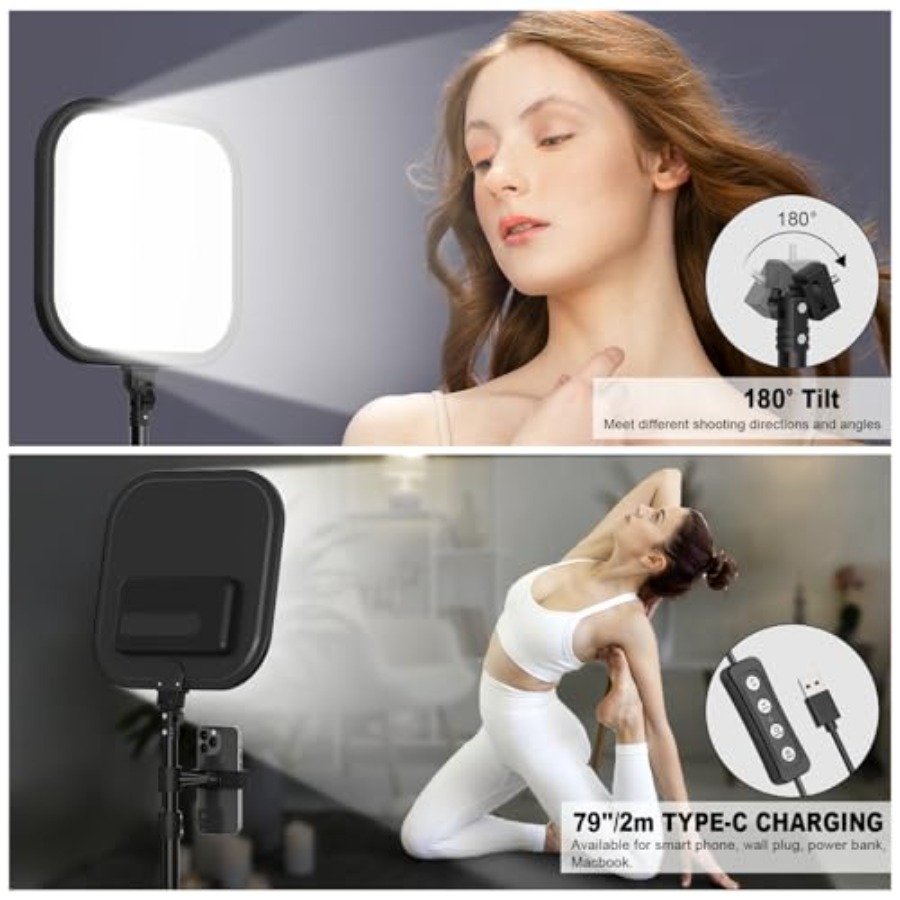 2Pack LED Video Light Kit, 15W - Photography Video Lighting Kit 리뷰 및 가격