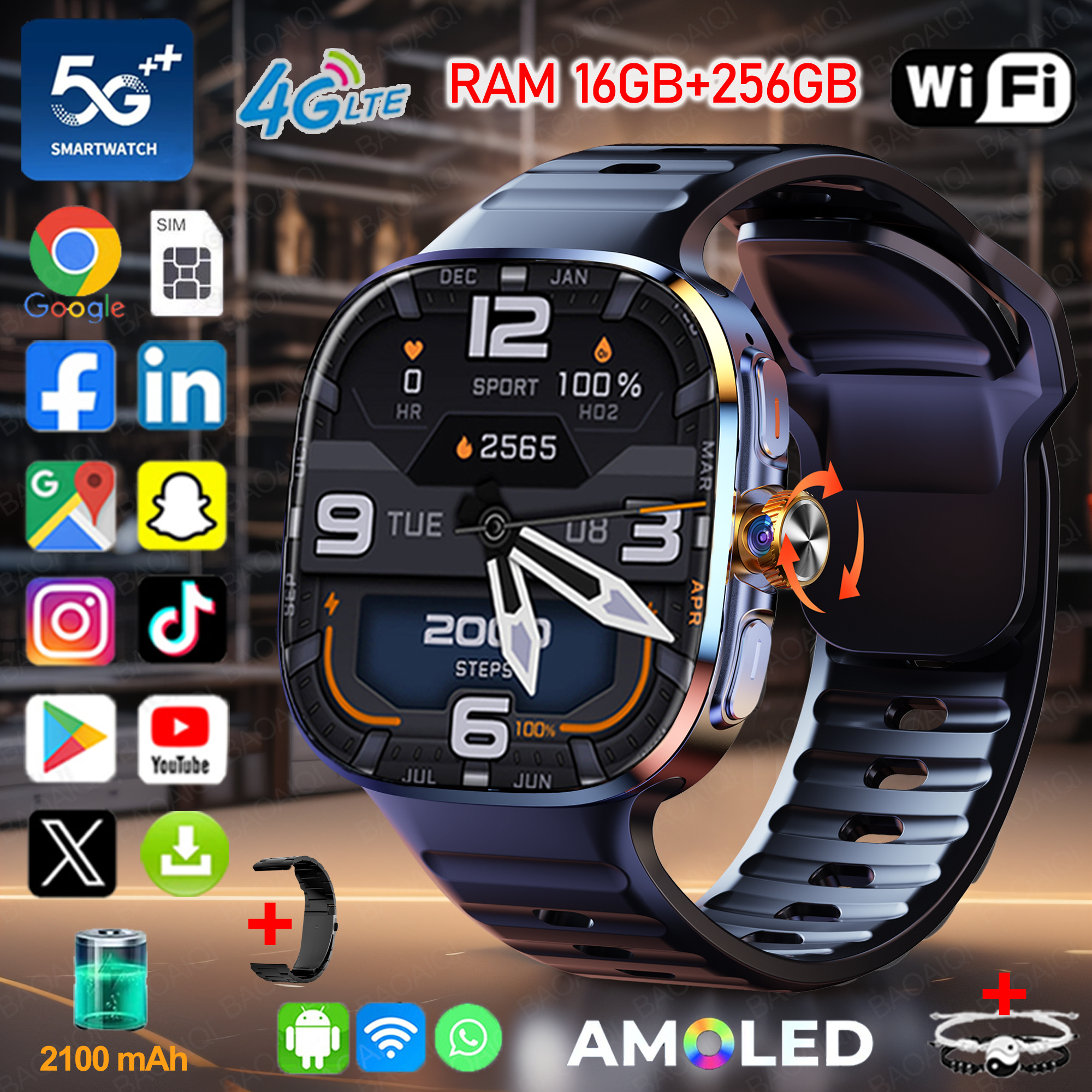 New Large Screen Smartwatch 4G - Photography Lighting Gels 리뷰 및 가격