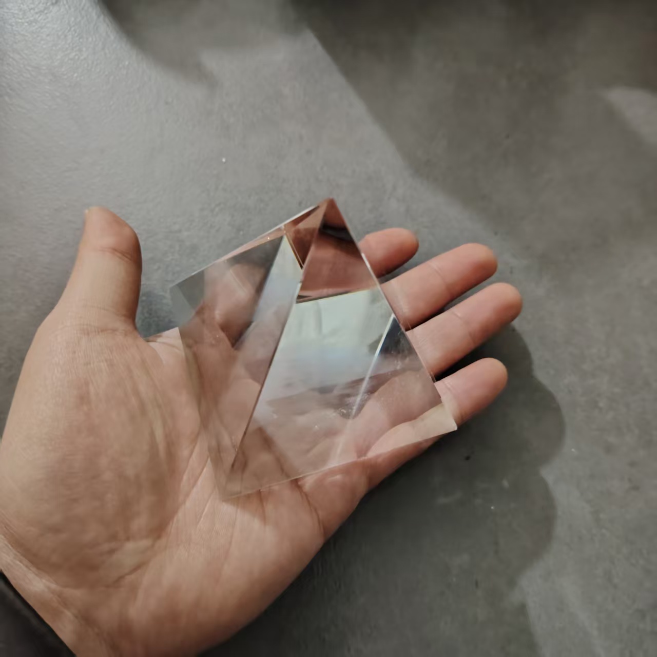 1PC 80mm Quadrangular Pyramid  - Photography Lighting Test 리뷰 및 가격