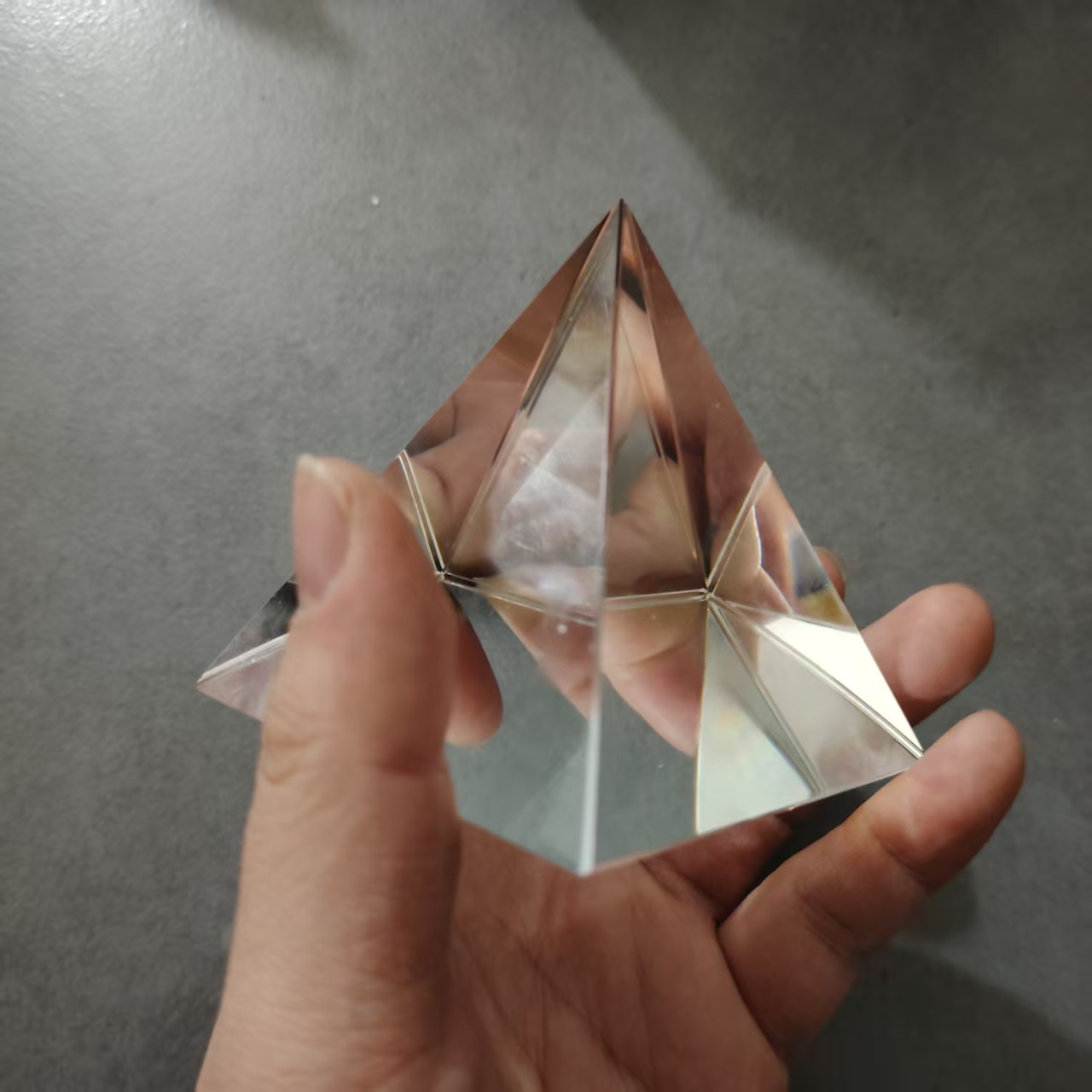 1PC 80mm Quadrangular Pyramid  - Photography Lighting Test 리뷰 및 가격