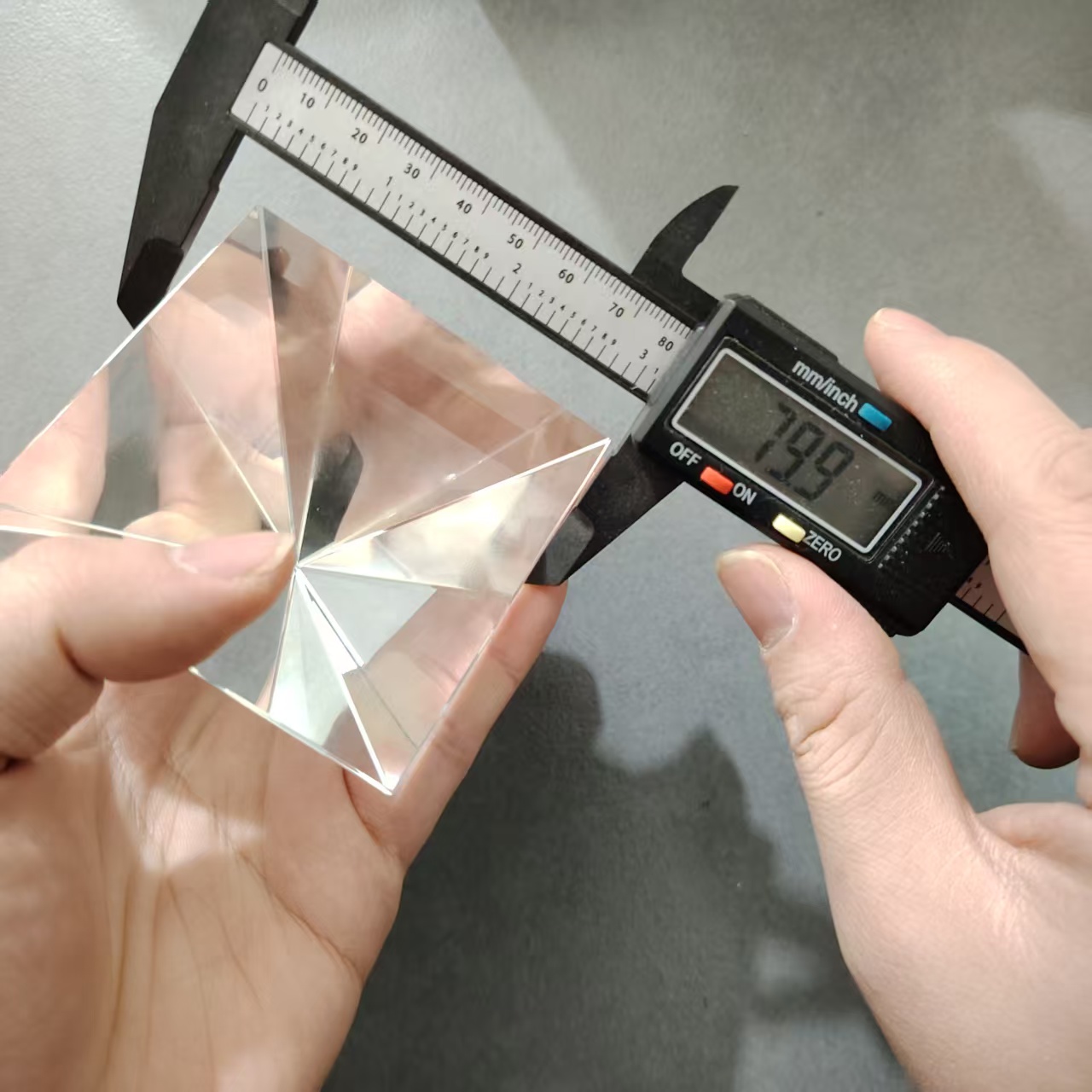 1PC 80mm Quadrangular Pyramid  - Photography Lighting Test 리뷰 및 가격
